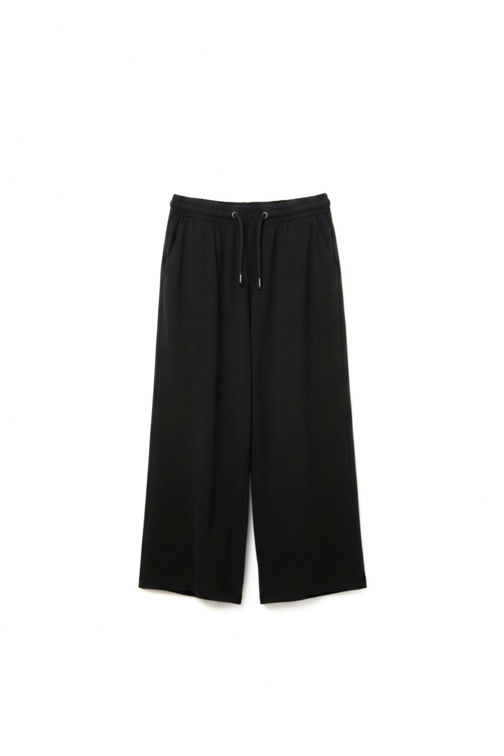 Q2 Pantalon de jogging noir à jambes larges
