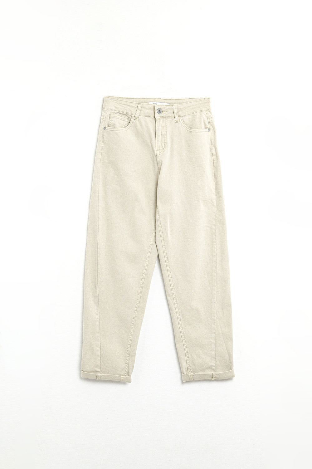 Pantalon droit stretch super confortable en beige