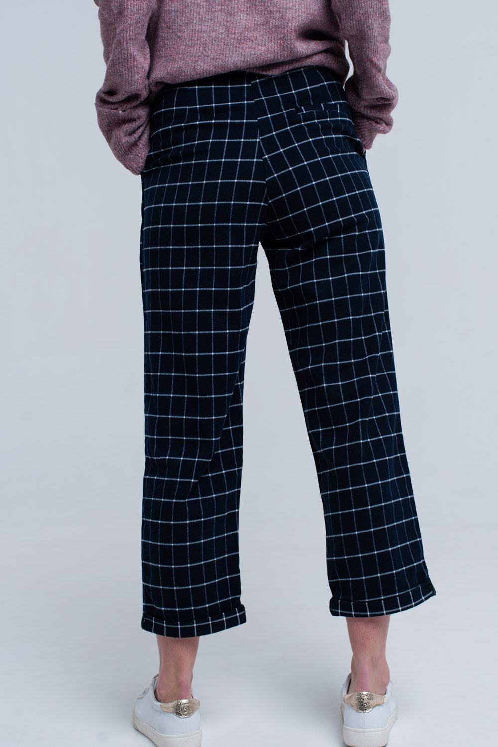 Pantalon en bleu marine