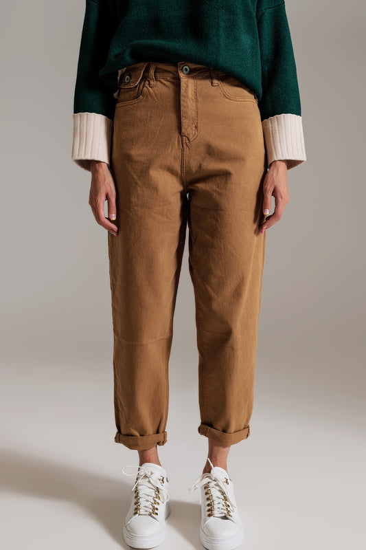 Q2 Pantalons amples détenteurs de détail des poches à la taille