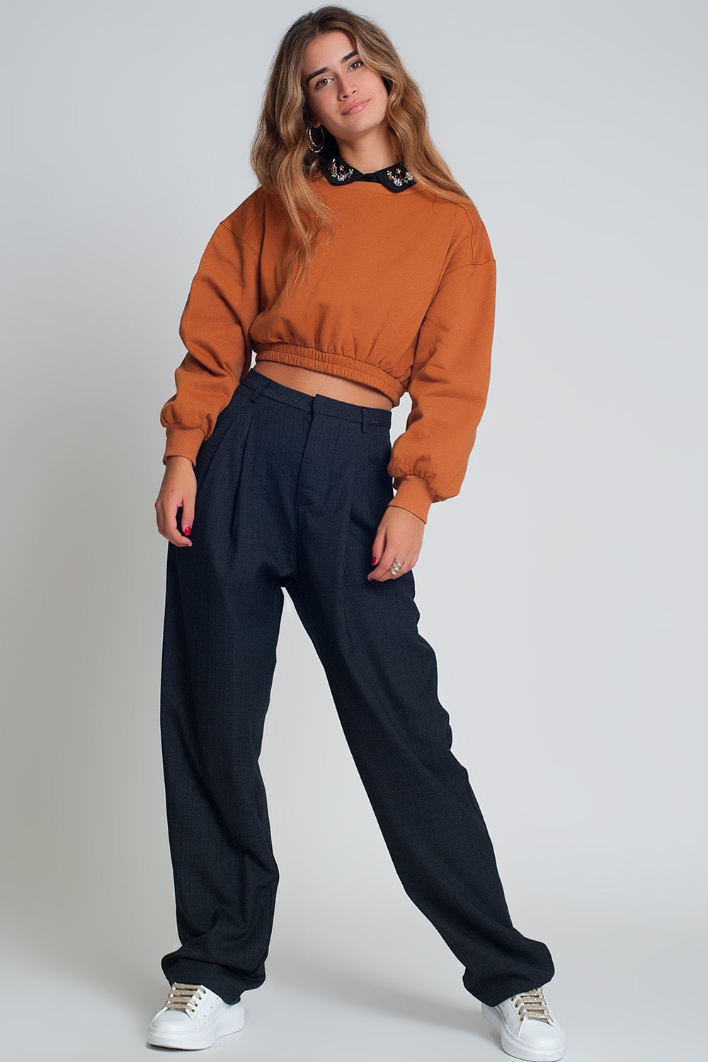 Sweat surdimensionné en forme de chameau