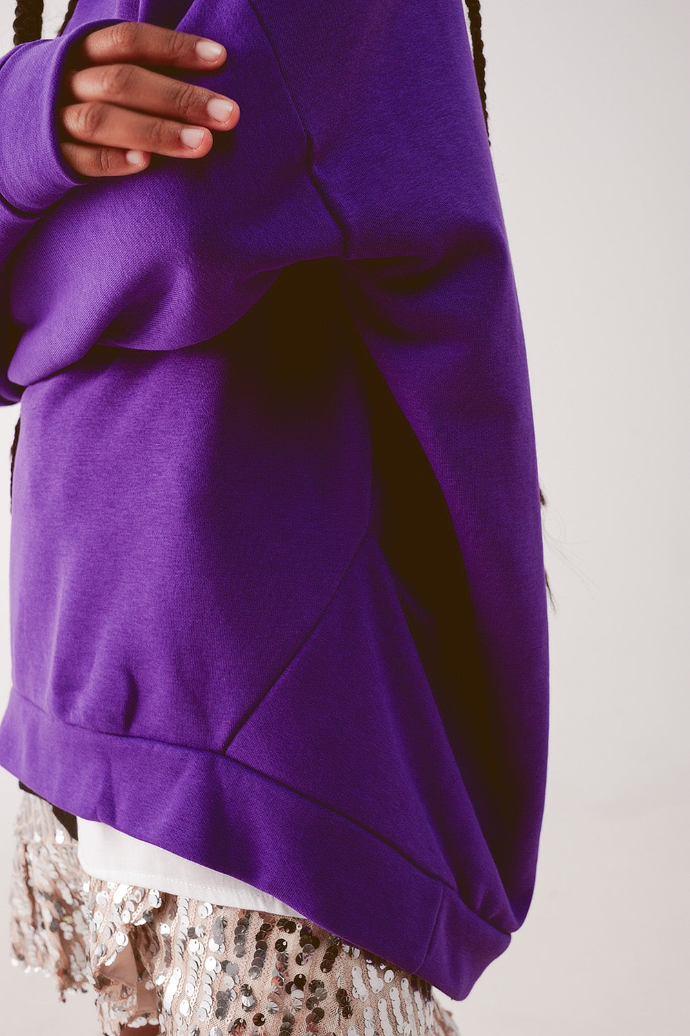 Sweatshirt oversize Violet