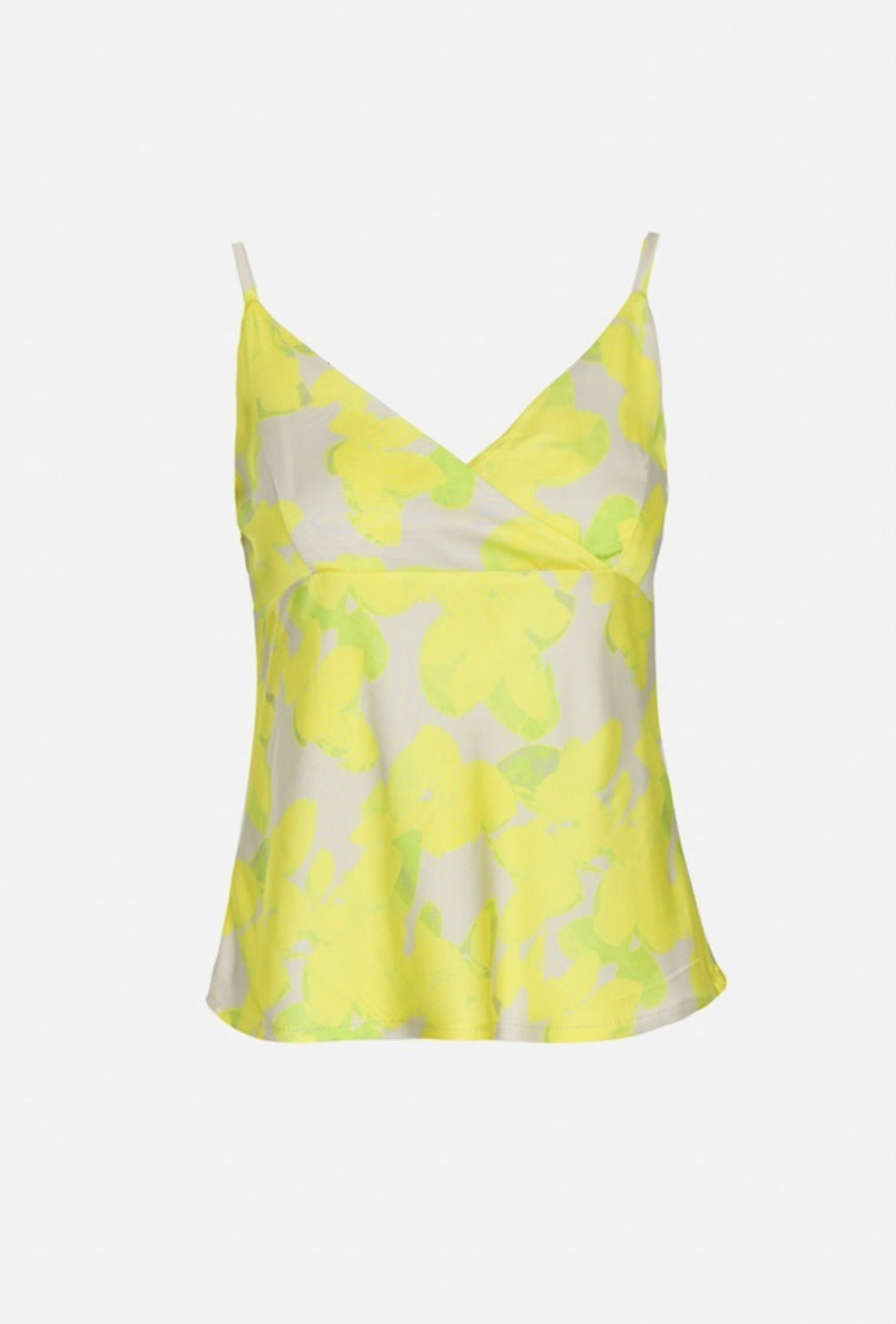 Q2 Top caraco imprimé Jaune citron
