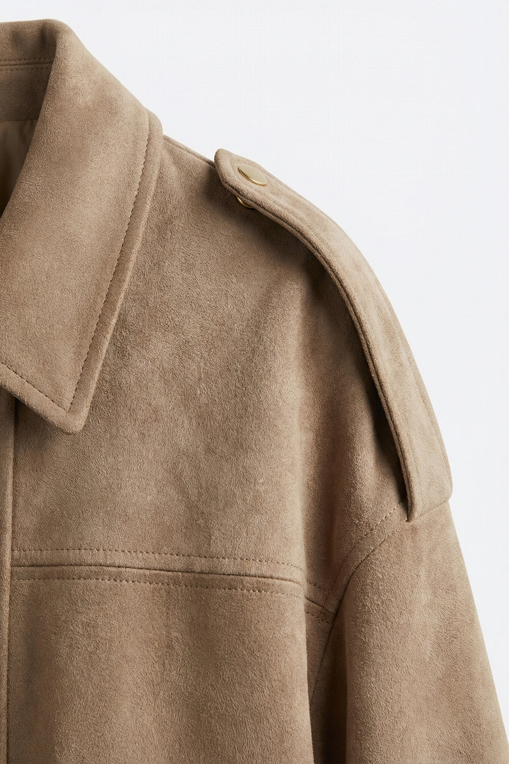 Veste bomber courte effet daim